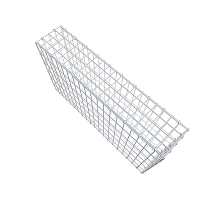 Gavión 100 cm x 60 cm x 20 cm (L x A x P), luz de malla 5 cm x 10 cm, anillo en C