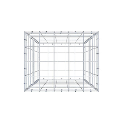 Gabião 100 cm x 50 cm x 40 cm (C x A x P), malhagem 10 cm x 10 cm, anel C