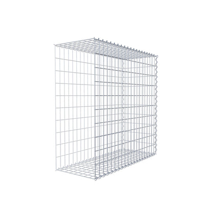 Anbaugabione Typ 2 100 cm x 100 cm x 40 cm (L x H x T), Maschenweite 5 cm x 10 cm, Spirale