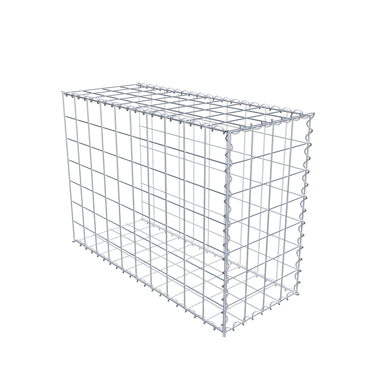 Anbaugabione Typ 2 100 cm x 70 cm x 40 cm (L x H x T), Maschenweite 10 cm x 10 cm, Spirale