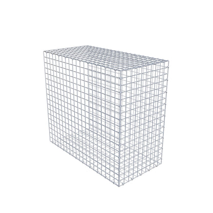 Gavión complementario de tipo 2 100 cm x 90 cm x 50 cm (largo x alto x fondo), malla 5 cm x 5 cm, anillo en C
