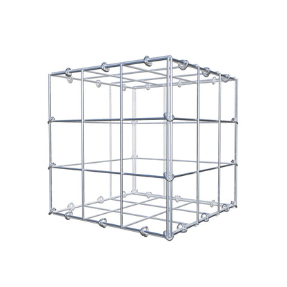Gabion 30 cm x 30 cm x 30 cm (L x H x D), maskestørrelse 10 cm x 10 cm, C-ring