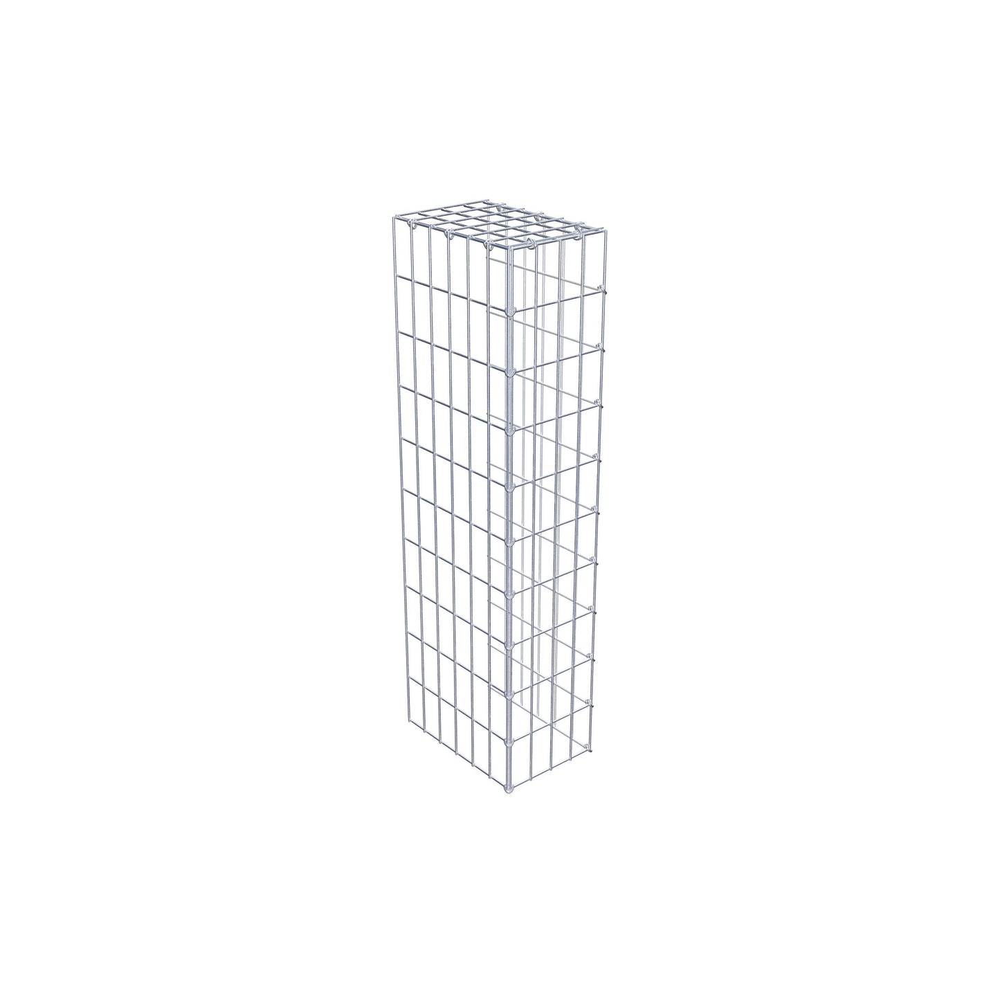 Type 4 oplegkorf 100 cm x 30 cm x 20 cm (L x H x D), maaswijdte 5 cm x 10 cm, C-ring