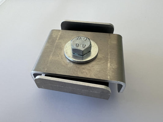 Clip voor 5 x 5 cm, aluminium