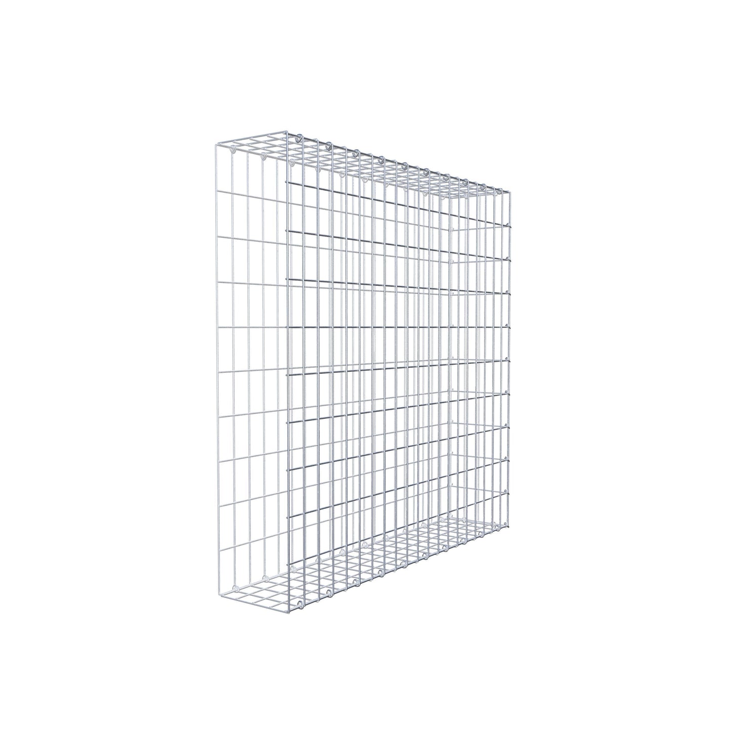Extra gabion typ 2 100 cm x 100 cm x 20 cm, maskstorlek 5 cm x 10 cm, C-ring