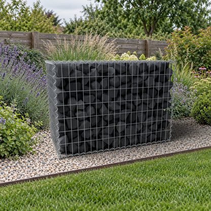 Gabione 100 cm x 70 cm x 50 cm (L x H x T), Maschenweite 5 cm x 10 cm, Spirale