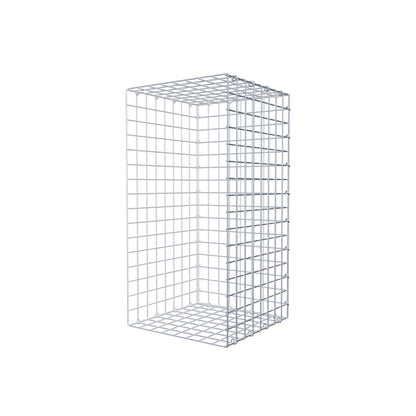 Opzetpaal type 2 80 cm x 40 cm x 40 cm (L x H x D), maaswijdte 5 cm x 5 cm, C-ring