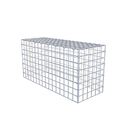 Pila adicional tipo 3 80 cm x 40 cm x 30 cm (L x A x P), malla 5 cm x 5 cm, anillo en C