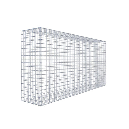Gavión 200 cm x 100 cm x 40 cm (L x A x P), malla 5 cm x 5 cm, anillo en C
