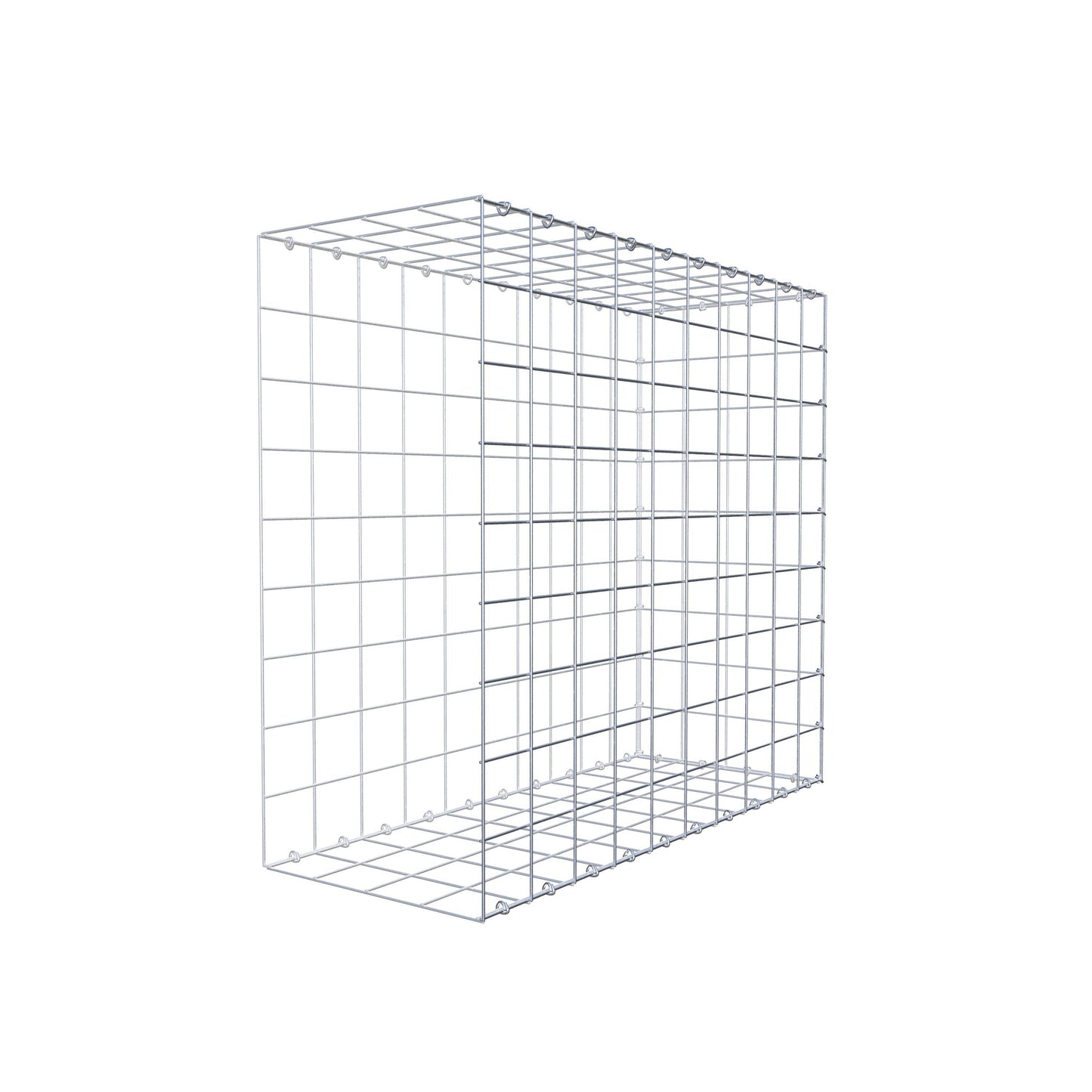 Gabião Tipo 2 100 cm x 90 cm x 40 cm (C x A x P), malhagem 10 cm x 10 cm, anel C