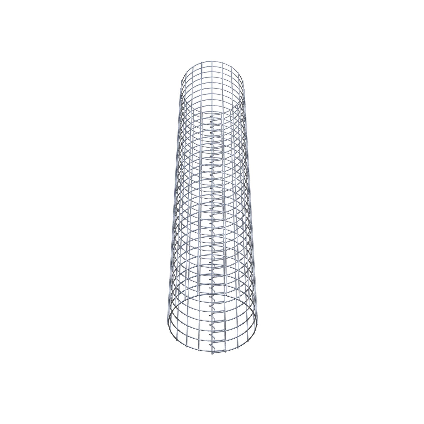 Gabionensäule rund 32 cm Durchmesser, 160 cm Höhe, Maschenweite 5 cm x 5 cm