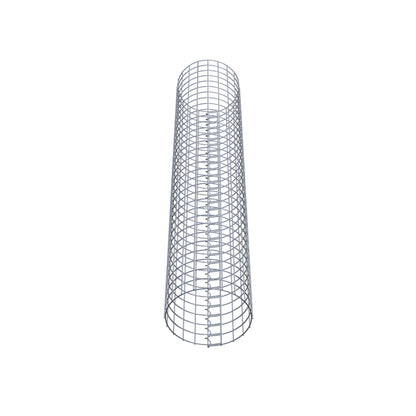 Gabionensäule rund 32 cm Durchmesser, 160 cm Höhe, Maschenweite 5 cm x 5 cm