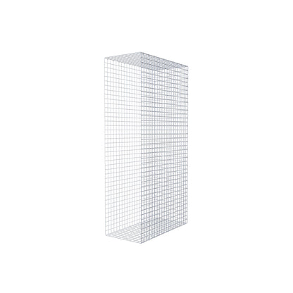 Opzetpaal type 2 200 cm x 100 cm x 50 cm (L x H x D), maaswijdte 5 cm x 5 cm, C-ring