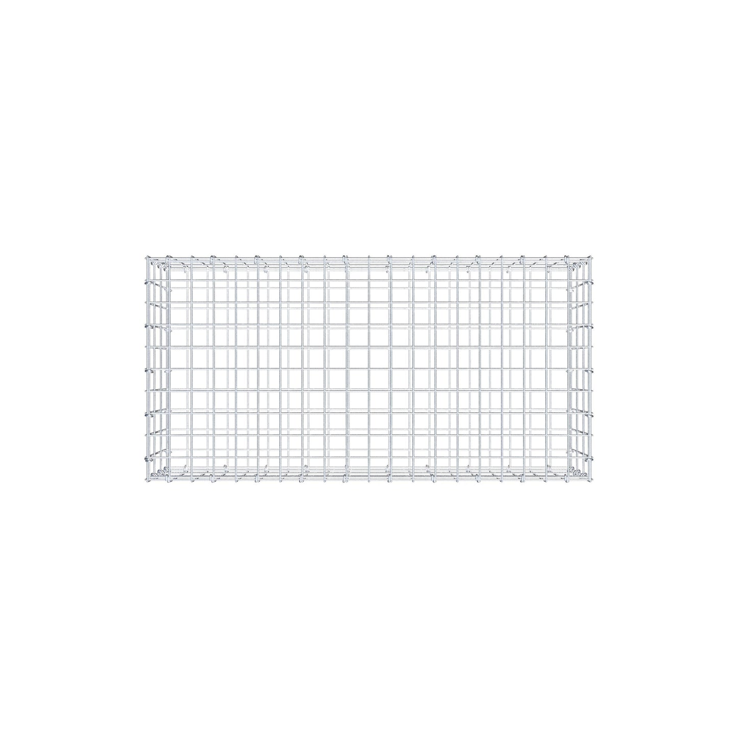Gabione 100 cm x 30 cm x 50 cm (L x H x T), Maschenweite 5 cm x 10 cm, C-Ring