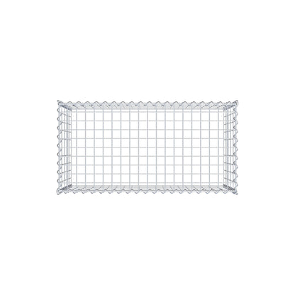 Anbaugabione Typ 3 100 cm x 50 cm x 50 cm (L x H x T), Maschenweite 5 cm x 10 cm, Spirale