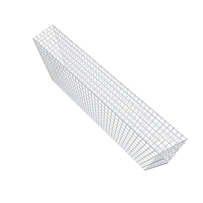 Pila adicional tipo 3 200 cm x 100 cm x 30 cm (L x A x P), malla 5 cm x 10 cm, anillo en C
