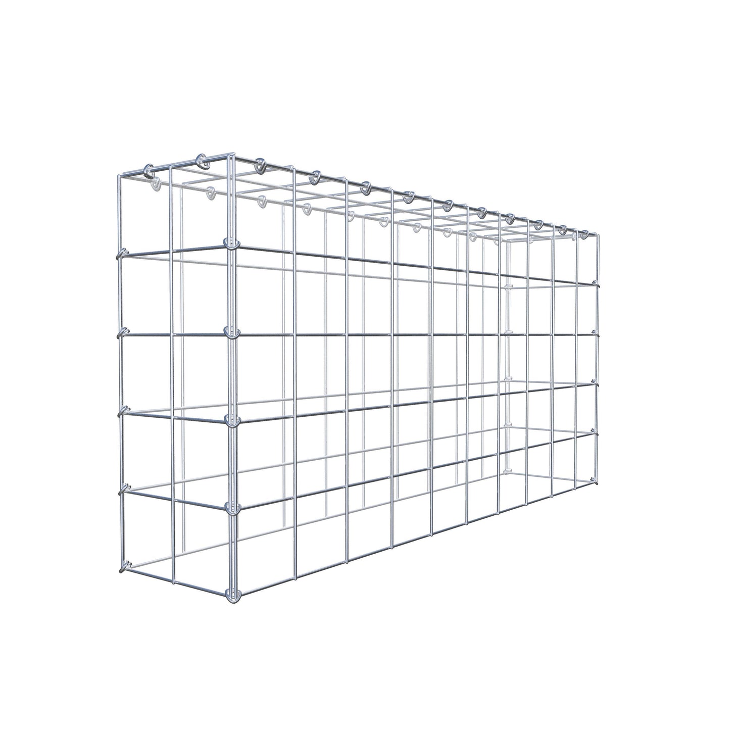 Gabião Tipo 3 100 cm x 50 cm x 20 cm (C x A x P), malhagem 10 cm x 10 cm, anel C