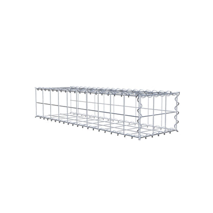 Grown-on gabion type 2 100 cm x 20 cm x 30 cm (L x H x D), mesh size 10 cm x 10 cm, spiral
