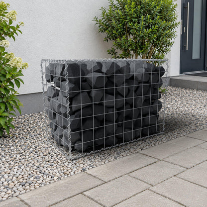 Gabion 100 cm x 70 cm x 50 cm (L x H x D), mesh size 10 cm x 10 cm, spiral