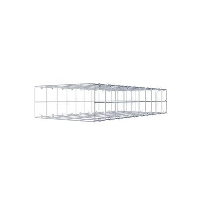 Anbaugabione Typ 2 100 cm x 20 cm x 50 cm (L x H x T), Maschenweite 10 cm x 10 cm, C-Ring