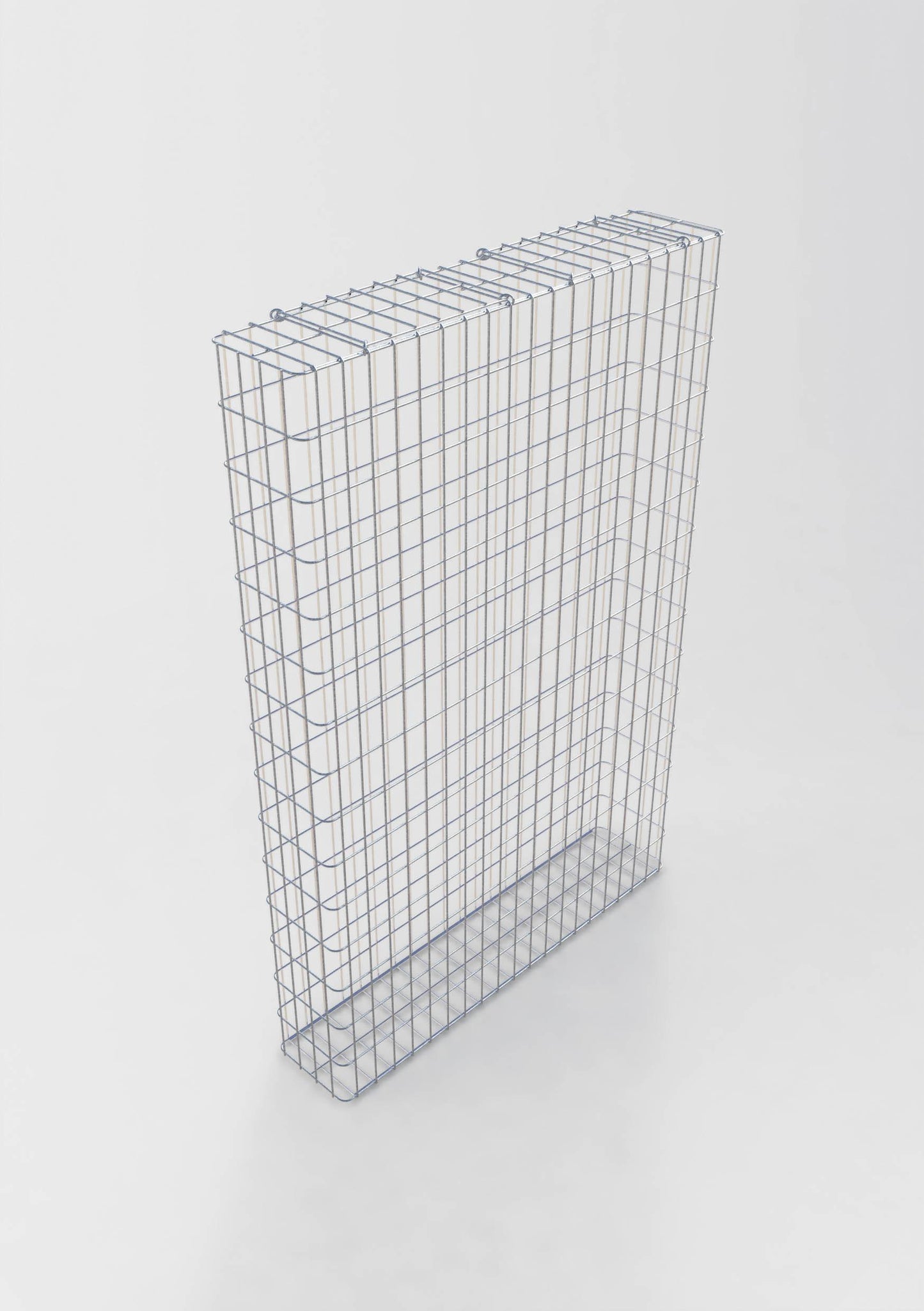 Gavión galvanizado en caliente 102 cm x 152 cm x 22 cm, malla 5 cm x 10 cm, totalmente soldado