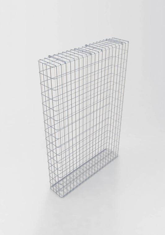 Gabbione zincato a caldo 102 cm x 152 cm x 22 cm, maglia 5 cm x 10 cm, completamente saldato
