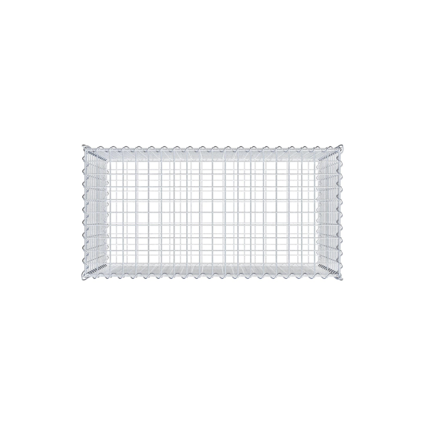 Gabion 100 cm x 60 cm x 50 cm (L x H x D), maskstorlek 5 cm x 5 cm, spiral