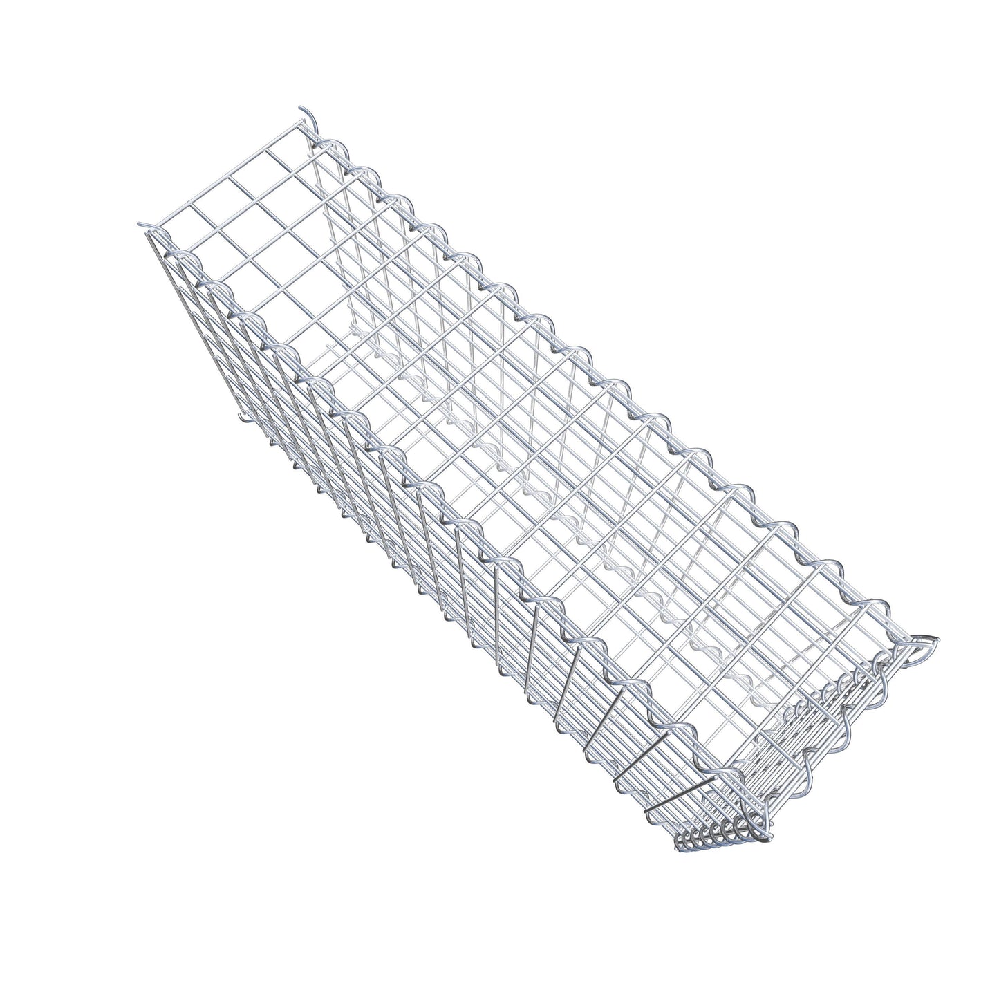 Gavión complementario tipo 2 80 cm x 40 cm x 20 cm (L x A x P), malla 5 cm x 5 cm, espiral