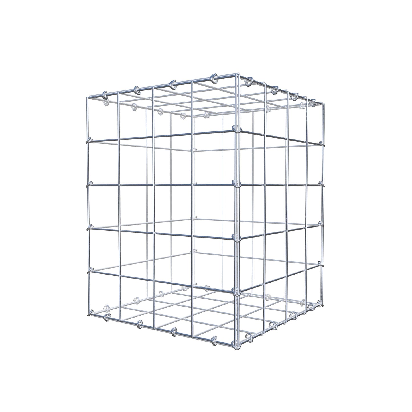Schanskorf 50 cm x 40 cm x 40 cm (L x H x D), maaswijdte 10 cm x 10 cm, C-ring