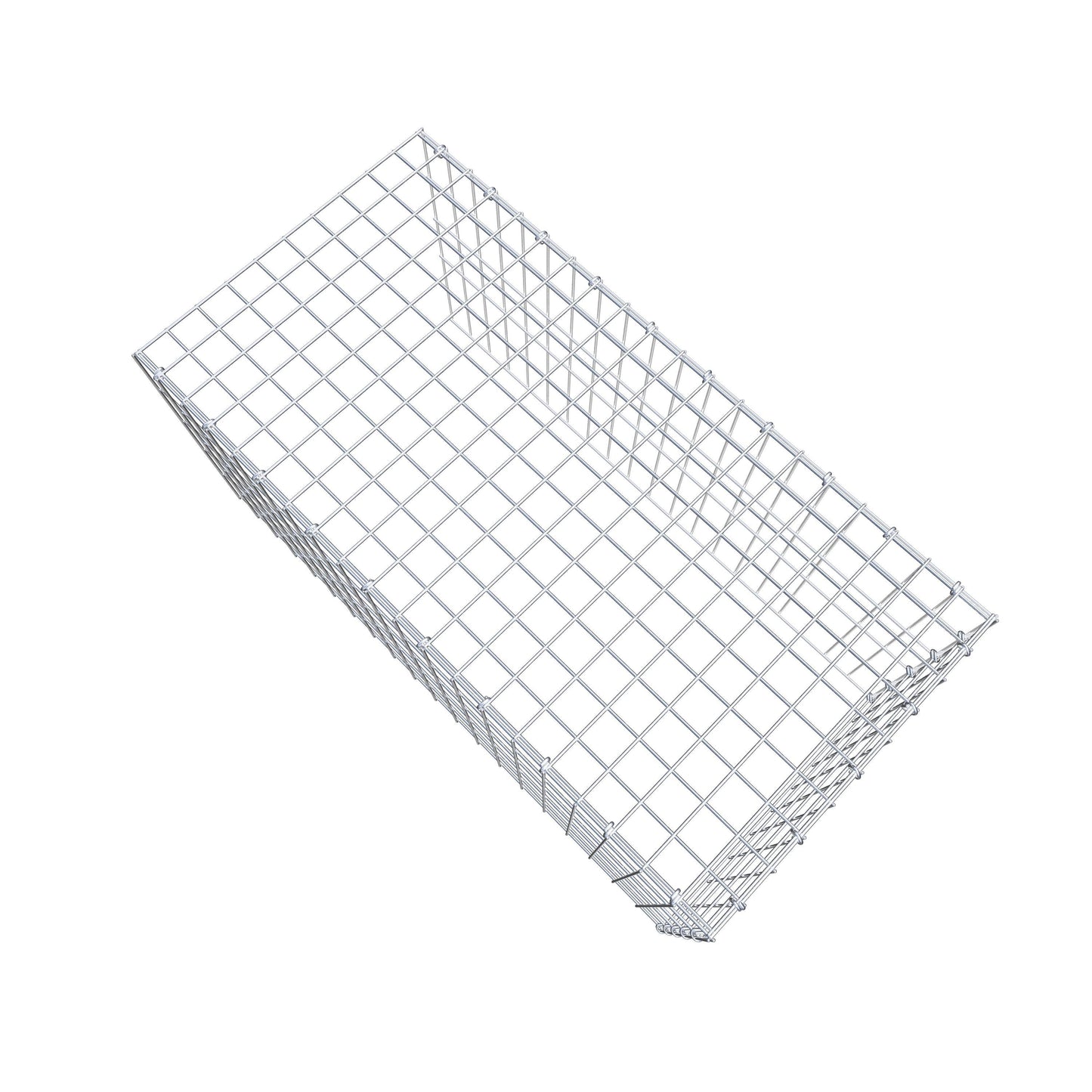 Extra gabion typ 4 100 cm x 50 cm x 50 cm (L x H x D), maskstorlek 5 cm x 10 cm, C-ring