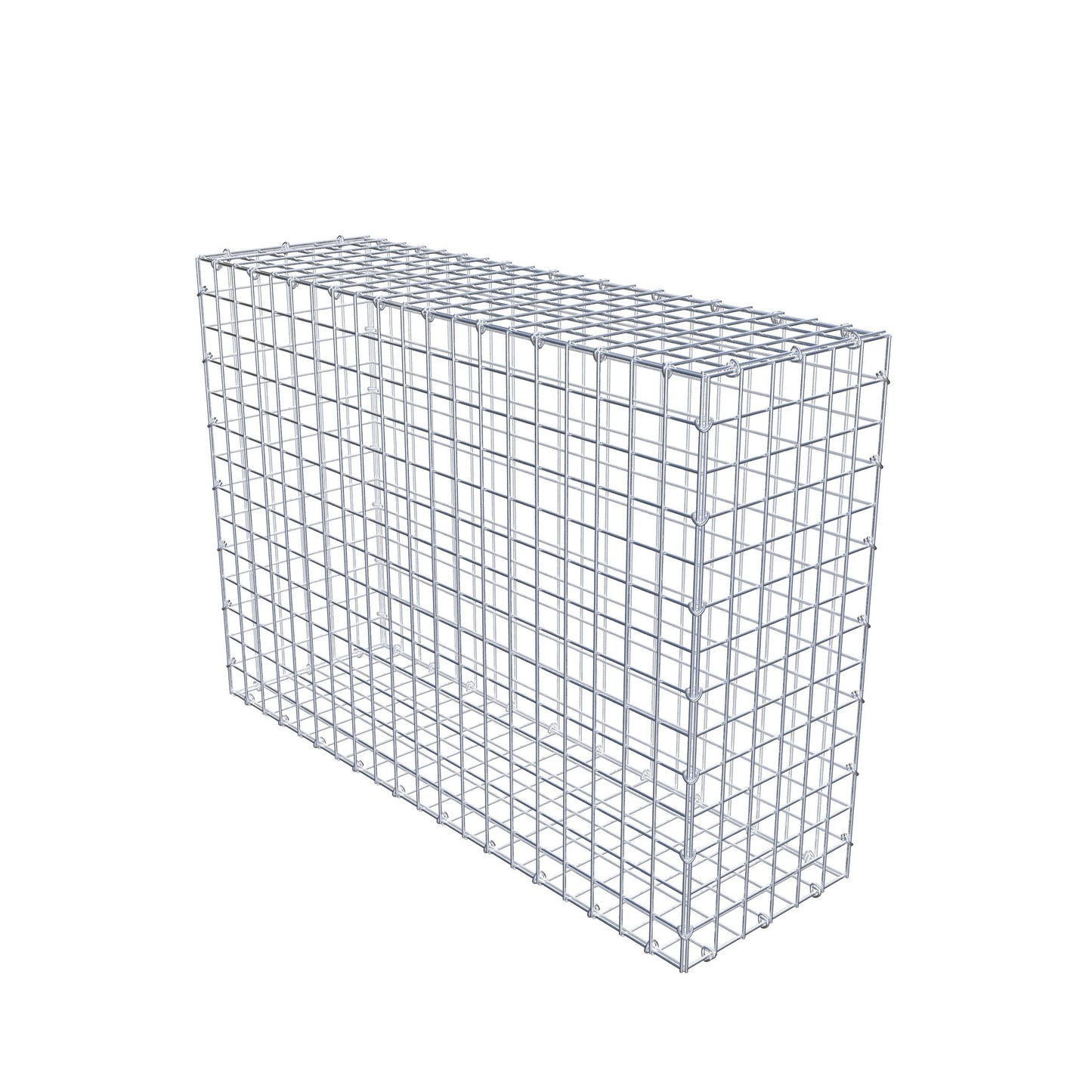 Gavión 100 cm x 70 cm x 30 cm (L x A x P), luz de malla 5 cm x 5 cm, anillo en C