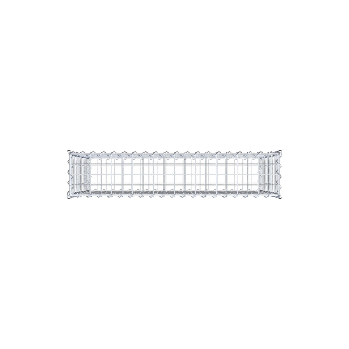 Gabion 100 cm x 70 cm x 20 cm (L x H x D), maskstorlek 5 cm x 5 cm, spiral