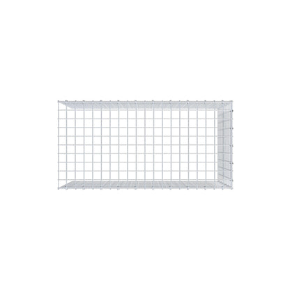 Fästbar gabion typ 4 100 cm x 60 cm x 50 cm (L x H x D), maskstorlek 5 cm x 5 cm, C-ring
