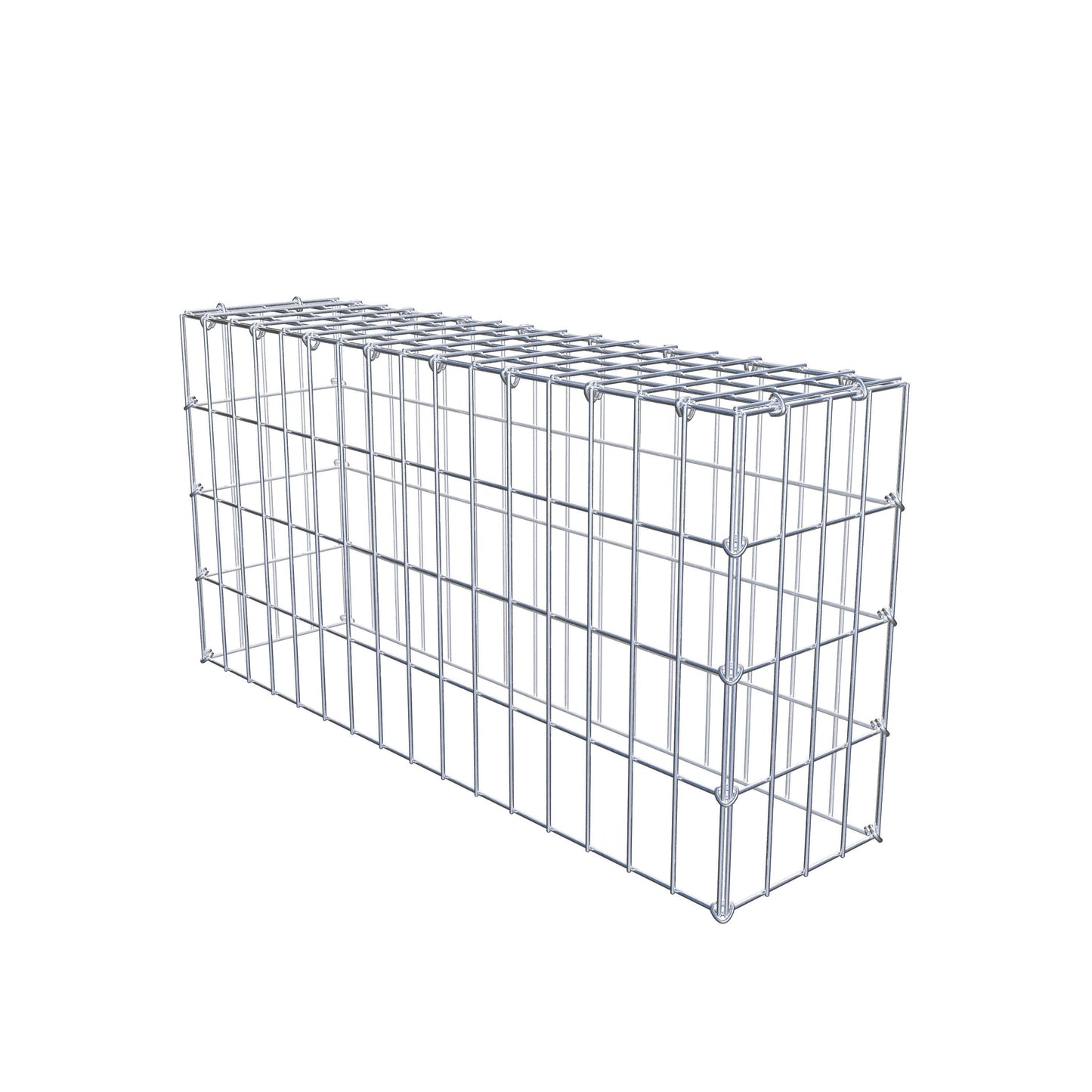 Pila adicional tipo 3 80 cm x 40 cm x 20 cm (L x A x P), malla 5 cm x 10 cm, anillo en C