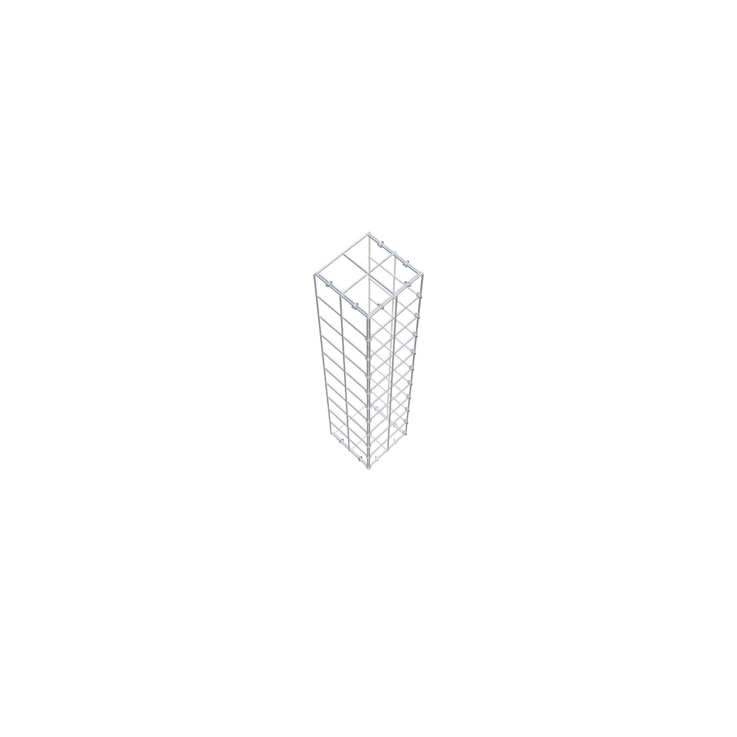 Gabião tipo 2 100 cm x 20 cm x 20 cm (C x A x P), malhagem 10 cm x 10 cm, anel C