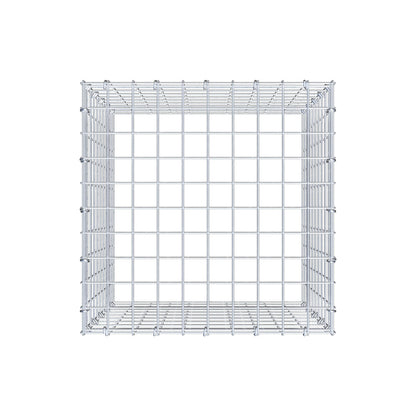 Gabbione aggiuntivo tipo 3 50 cm x 50 cm x 50 cm (L x H x P), maglia 5 cm x 5 cm, anello a C
