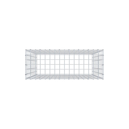 Fourche rapportée type 3 100 cm x 80 cm x 30 cm (L x H x P), mailles 5 cm x 10 cm, anneau C