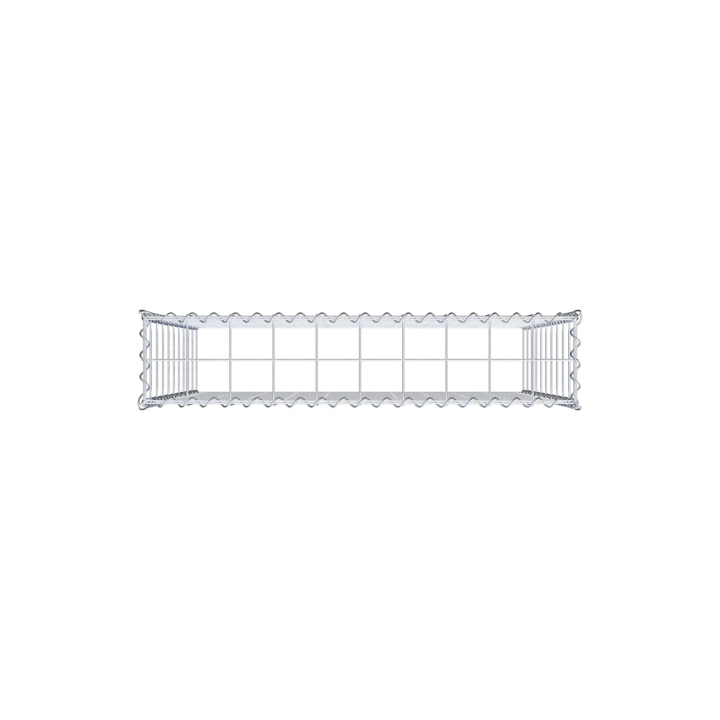 Gavión complementario tipo 3 100 cm x 100 cm x 20 cm (L x A x P), malla 10 cm x 10 cm, espiral