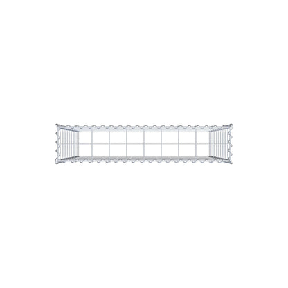 Gavión complementario tipo 3 100 cm x 100 cm x 20 cm (L x A x P), malla 10 cm x 10 cm, espiral