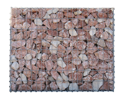 Gabião 100 cm x 80 cm x 30 cm (C x A x P), malhagem 5 cm x 10 cm, espiral