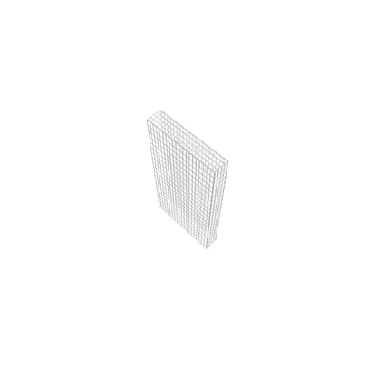 Gavión adicional tipo 4 200 cm x 100 cm x 20 cm (L x A x P), malla 5 cm x 10 cm, anillo en C