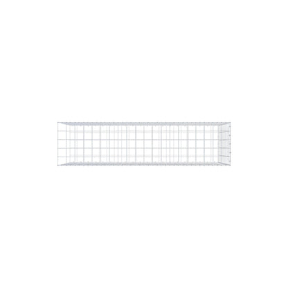 Monteret gabion type 2 200 cm x 100 cm x 50 cm (L x H x D), maskestørrelse 10 cm x 10 cm, C-ring
