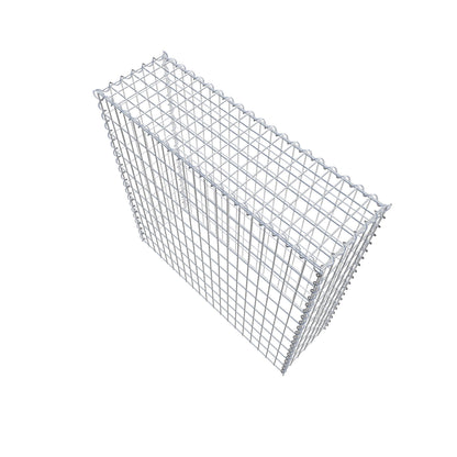 Gavión adulto tipo 3 100 cm x 100 cm x 30 cm (largo x alto x profundidad), tamaño de malla 5 cm x 10 cm, espiral
