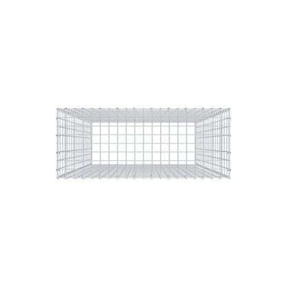 Gabião Tipo 3 200 cm x 100 cm x 40 cm (C x A x P), malhagem 5 cm x 10 cm, anel C