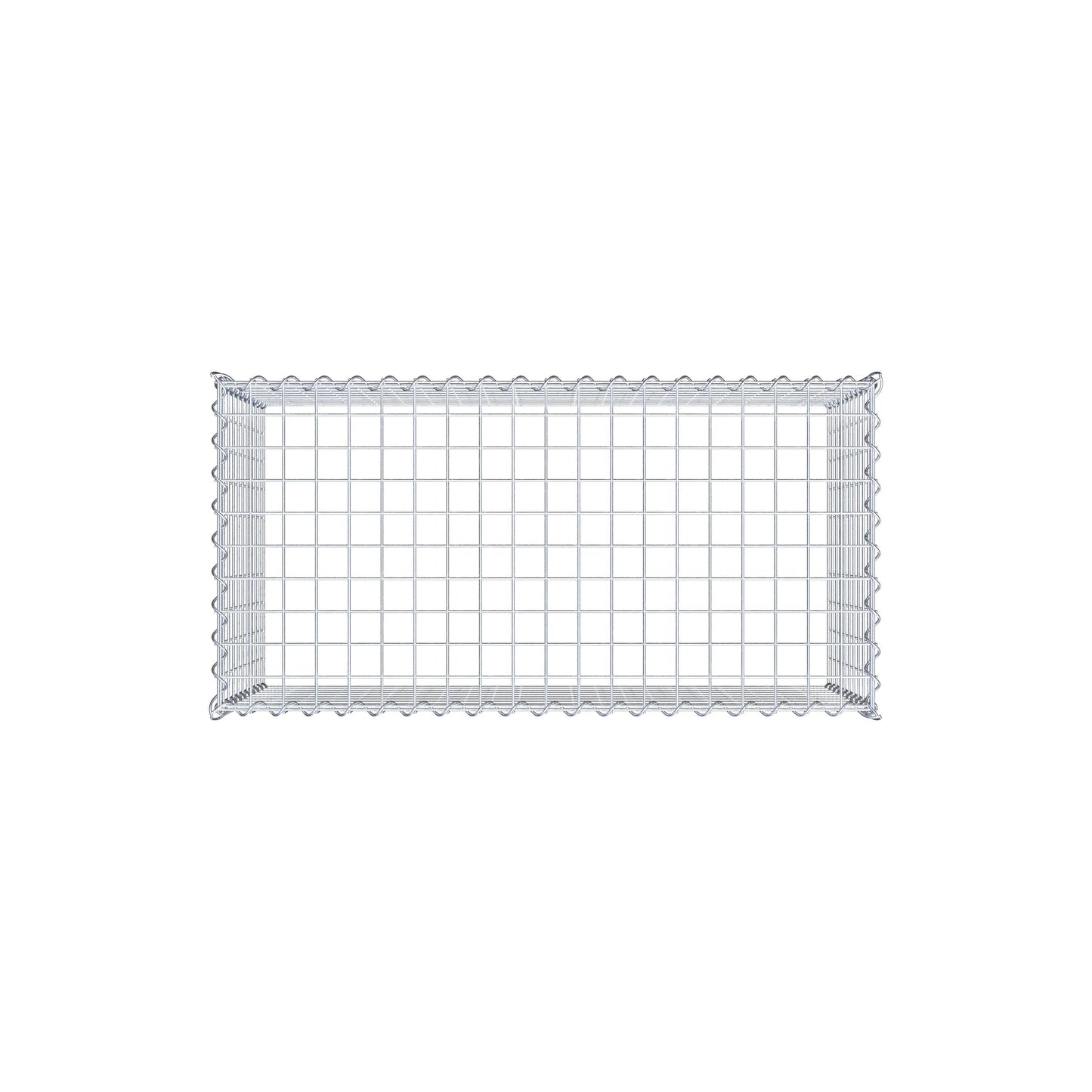 Anbaugabione Typ 3 100 cm x 50 cm x 50 cm (L x H x T), Maschenweite 5 cm x 5 cm, Spirale