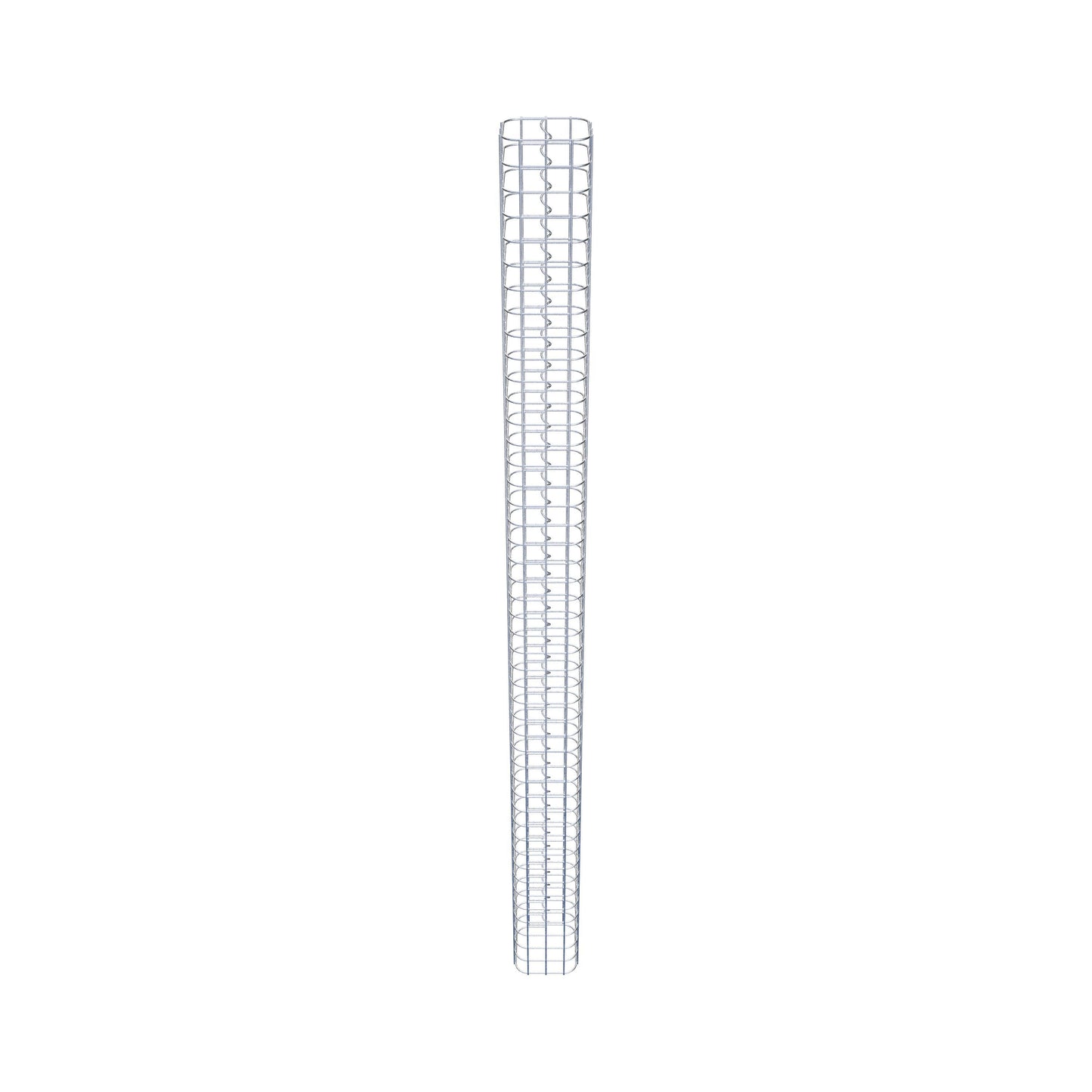 Columna de gaviones cuadrada 17 cm x 17 cm, 230 cm de altura, MW 5 cm x 5 cm