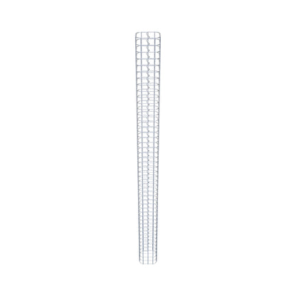 Columna de gaviones cuadrada 17 cm x 17 cm, 230 cm de altura, MW 5 cm x 5 cm