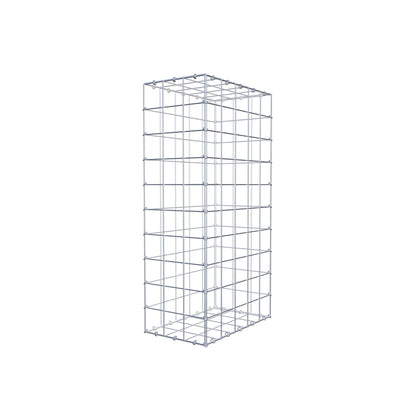 Gabião 100 cm x 50 cm x 30 cm (C x A x P), malhagem 10 cm x 10 cm, anel C