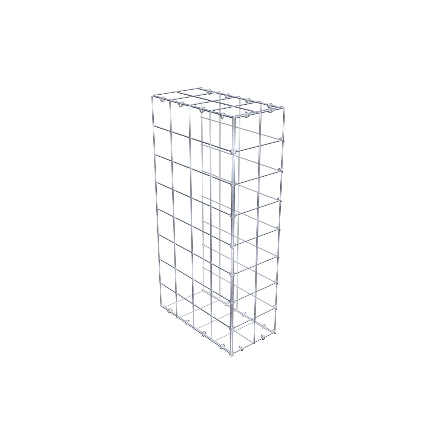 Toegevoegde pool type 2 80 cm x 40 cm x 20 cm (L x H x D), maaswijdte 10 cm x 10 cm, C-ring