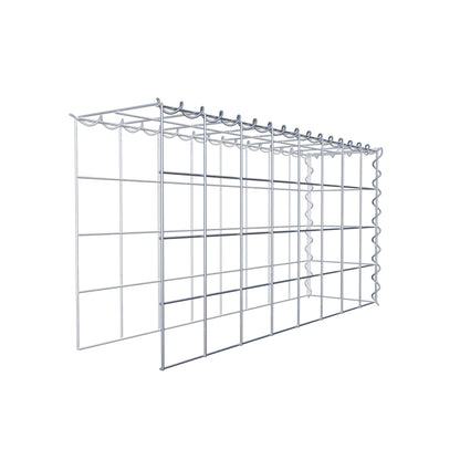 Extra gabion typ 4 80 cm x 40 cm x 20 cm (L x H x D), maskstorlek 10 cm x 10 cm, spiral